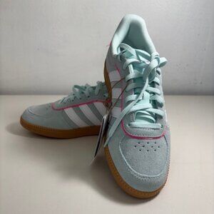 Adidas Breaknet Sleek J Sneakers, Women's 6, Mint/White/Pink, NIB